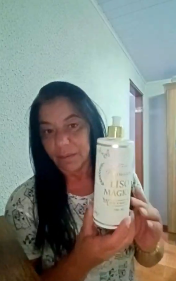 Antes e depois Progressiva Liso Mágico